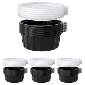 블룸엣홈 신형 미니탕 삼계탕용기 블랙 158mm 소, 20개, 1개입