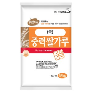 햇쌀마루 중력쌀가루, 1개, 15kg