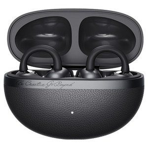 QCY 오픈형 블루투스 이어폰, QCY CT06 BlueTooth 6.0, 소프트 블랙 골드박스 특가