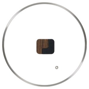 실바트 넘침방지 스팀홀 강화유리 뚜껑, 1개, 28cm