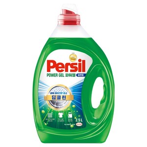 퍼실 딥클린 초미세세탁 파워젤 일반용 액체세제 본품, 2.5L, 1개