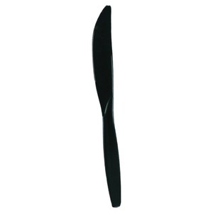 천운패키지 나이프 블랙 19.5cm, 100개, 1개입