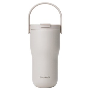 글라스락 캐리 플로우 텀블러, 애쉬그레이, 500ml, 1개