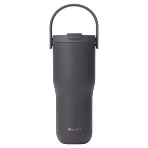 글라스락 캐리 플로우 텀블러, 차콜, 1개, 650ml
