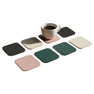 알뜨리 컵받침 사각 4종 x 2p 세트, 혼합A, 1세트