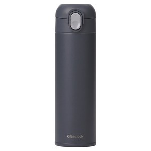 글라스락 플레인 원터치 텀블러, 차콜 그레이, 500ml, 1개