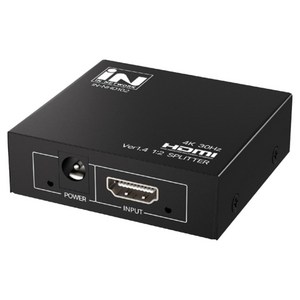 인네트워크 4K 지원 HDMI 화면복제 1:2 영상 분배기 IN-NHD102, 1개, 혼합색상