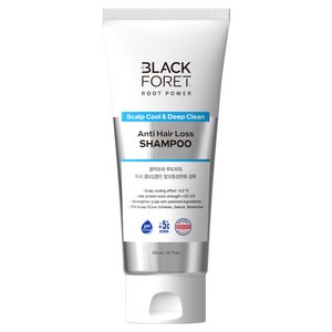 블랙포레 루트파워 두피 쿨 앤 딥클린 탈모증상완화 샴푸, 200ml, 1개