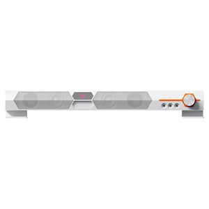 COX 인피니티 미러 LED USB 사운드바, White, CSB40