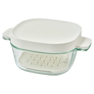 글라스락 렌지쿡 찜잇 용기 L 1.25L, 코코넛 밀크, 1개