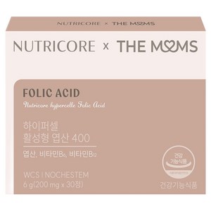 뉴트리코어 더맘스 하이퍼셀 활성형 엽산 400, 1개, 30정
