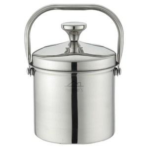 homes 올스텐 음식물쓰레기통 2L, 실버, 1개