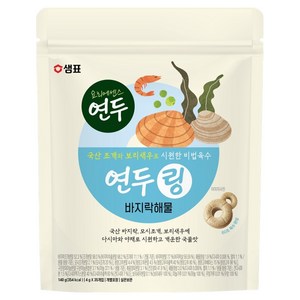 샘표 연두링 바지락해물 35p, 140g, 1개