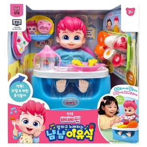 핑크퐁 베베핀 냠냠이유식, 혼합색상, 1개
