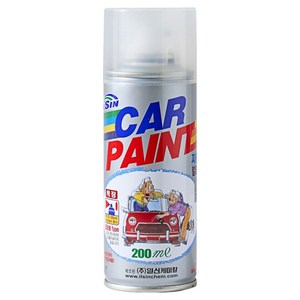 일신 스프레이 페인트 현대 TCM 200ml, 1개, 팬텀블랙 (246)