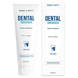본아페티 강아지 덴탈 치약, 80ml, 1개입, 1개