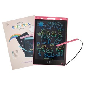 벨베이비 유아용 드로잉패드, 핑크, 1개