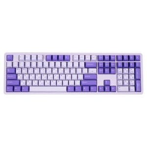 큐센 PBT 풀윤활 가스켓 유무선 기계식 키보드 Bsun 딸기라떼축, 라벤더, Q108, 제조사축