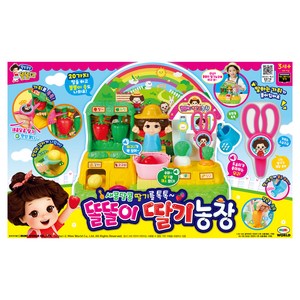 똘똘이 딸기농장 소꿉놀이 세트, 혼합색상, 1개