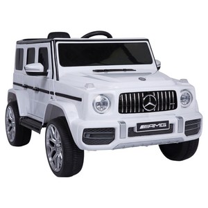 대호토이즈 유아용 벤츠 지바겐 G63 AMG 전동차, 화이트, 1개