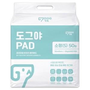 도그야 강아지 프리미엄 고흡수 탈취 논슬립 배변패드, 1개, 50개입