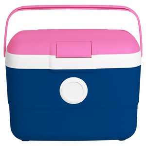 올리빙 도트 아이스박스, 블루핑크, 25L