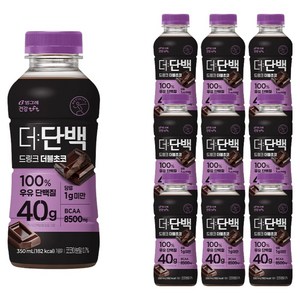 더단백 40g 고함량 드링크 더블초코, 350ml, 10개 골드박스 특가