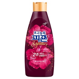 피죤 초고농축 섬유유연제 시그니처 플라워페스티벌 본품, 1L, 1개