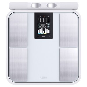 르젠 플로우인 디지털 바디 분석 체중계, LZ-IN100, 쿼츠 화이트, 1개