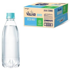 웅진빅토리아 플레인 탄산 무라벨, 500ml, 20개