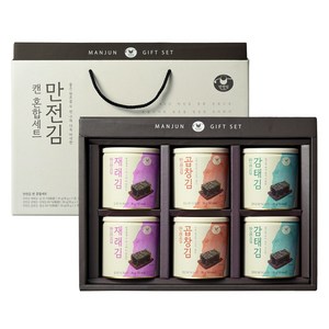 만전김 캔 김 재래 + 감태 + 곱창 혼합 세트, 1세트 골드박스 특가