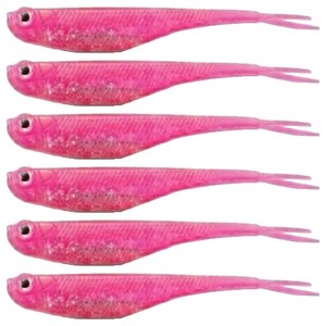 버클리 파워저크쉐드 다운샷웜 13cm PBBPJS5-PKGD 6p, 핑크실버, 1개, 60g