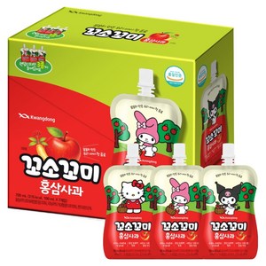 꼬소꼬미 광동 어린이음료 홍삼사과맛, 7개, 100ml