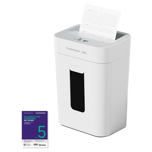 카피어랜드 극저소음 문서세단기 18L + 오일페이퍼 5p 세트, 화이트(문서세단기), SC-PM1(문서세단기) 골드박스 특가