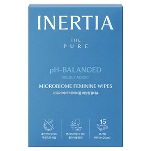 이너시아 더 퓨어 마이크로바이옴 여성청결티슈 15p, 78g, 1개