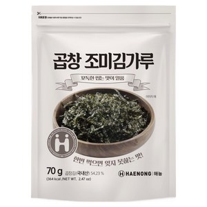 해농 곱창 조미김가루, 70g, 1개