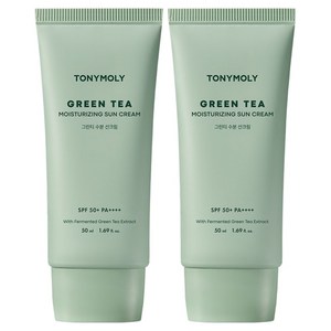 토니모리 그린티 수분 선크림 SPF50+ PA++++, 2개, 50ml 골드박스 특가