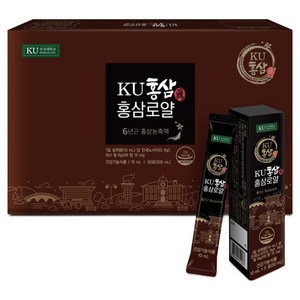 (학)건국대학교건국유업.건국햄 진세노사이드 15mg 6년근 KU홍삼진 홍삼로얄 30p + 쇼핑백, 300ml, 1개