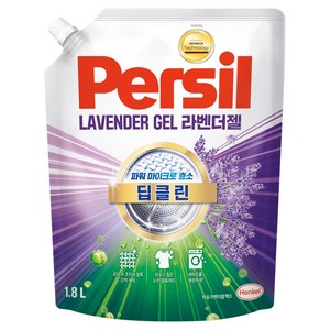 퍼실 라벤더젤 플러스 겸용 액상세제 리필, 1.8L, 1개