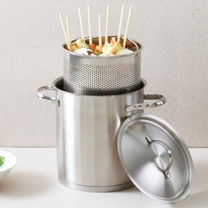 쿡에버 인덕션 에센셜 스텐 파스타 냄비 STS 커버 18cm 5L, 1개