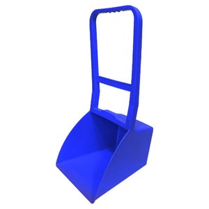 월드크린 컬러 외곽 쓰레받기, 1개, 블루 일반타입