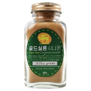 랑카스 골드 실론 시나몬 가루, 80g, 1개
