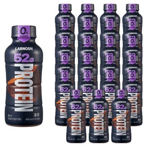 랩노쉬 프로틴 드링크 맥스 초코, 24개, 400ml
