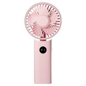 무쿠 5단 접이식 휴대용선풍기, 핑크, NCFA-FD2K-11-XF
