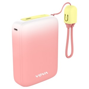 보바 그립 22.5W 고속충전 보조배터리 20000mAh, 핑크, VA-123