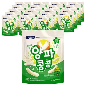 베베쿡 양파콩콩 과자, 30g, 20개, 양파맛