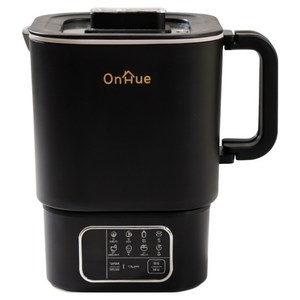 온휴 스테인리스 법랑 코팅 110~240V 프리볼트 휴대용 멀티포트, OHA-EK10TB