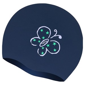 랠리 버터플라이 실리콘 수영모자 RRUC506, NAVY, 1개