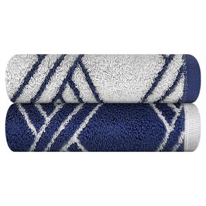 송월타월 몽블랑 세면타월 200g, 블루, 2개