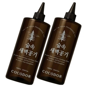 코코도르 디퓨저 리필액, 숲속 새벽공기, 1L, 2개